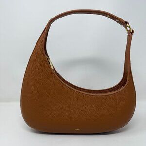 JW Pei Harlee Shoulder Bag Brown Vegan Faux Leather Handbag Pebbled